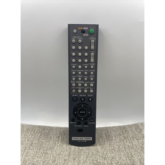 Sony Remote Control Model RMT-V501A for SLV-D300P Player Missing Battery Cover - Picture 1 of 6